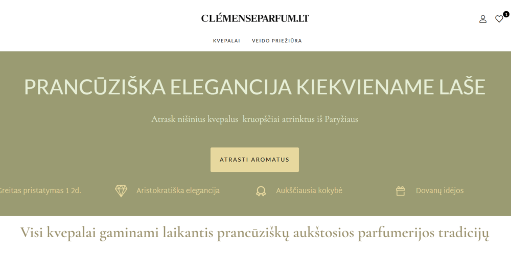 clemenseparfum.lt link