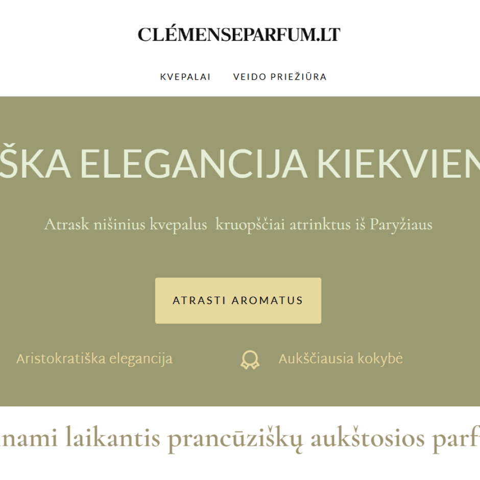 clemenseparfum.lt link